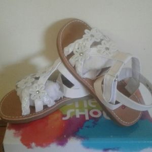 Amalfi White Sandals by Rachel Shoes